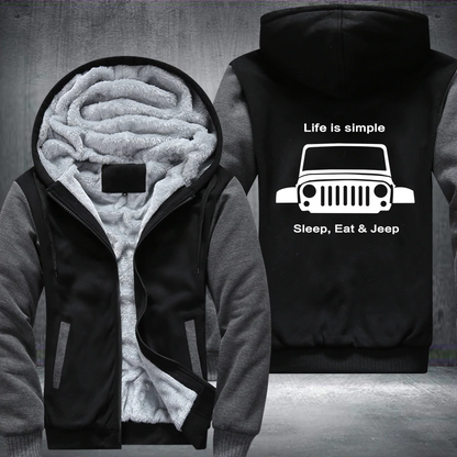 Sleep Eat 4x4 Fleece Jacket