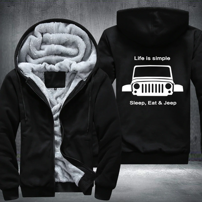 Sleep Eat 4x4 Fleece Jacket