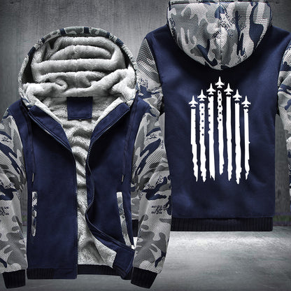 Airforce Flag Fleece Jacket