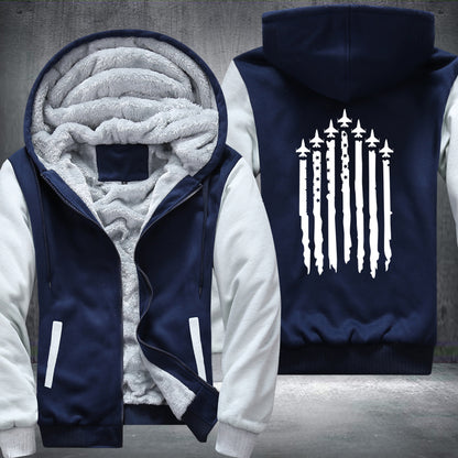 Airforce Flag Fleece Jacket