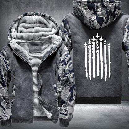 Airforce Flag Fleece Jacket