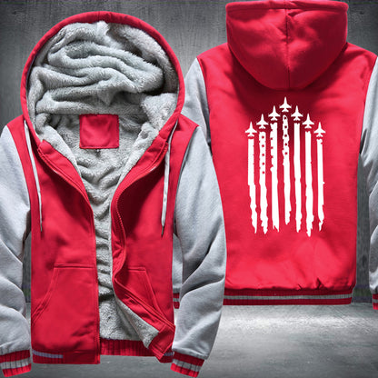 Airforce Flag Fleece Jacket