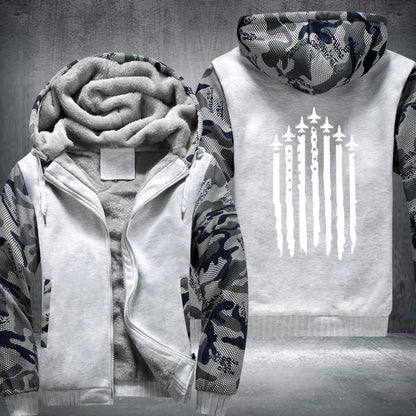 Airforce Flag Fleece Jacket