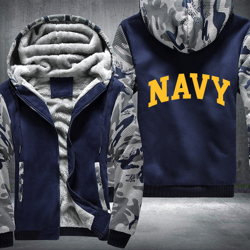 Navy Fleece Jacket