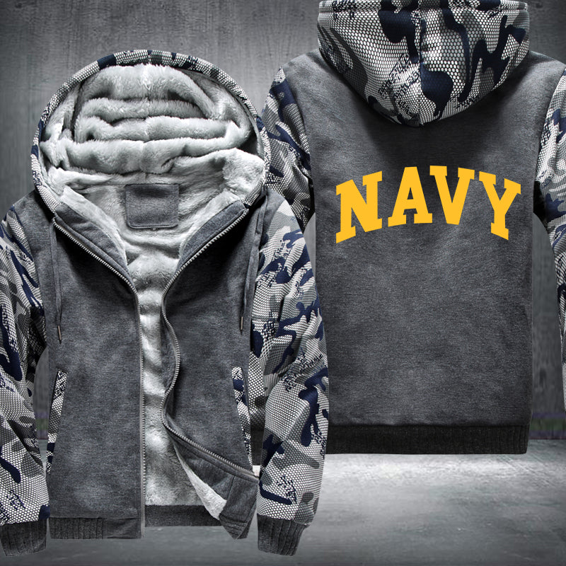 Navy Fleece Jacket