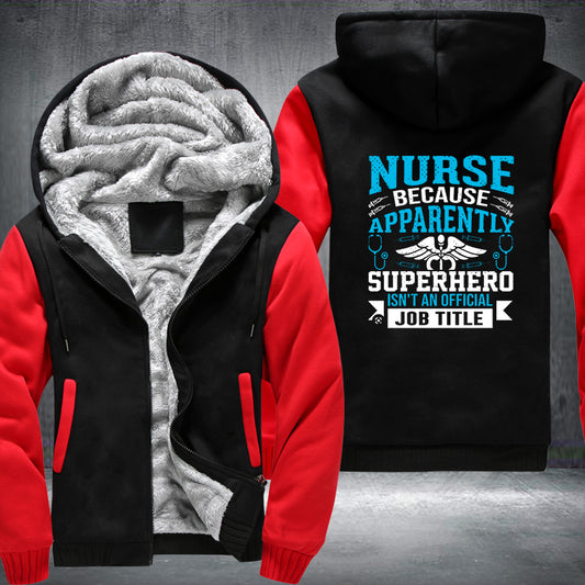 Nurse Superhero Fleece Jacket