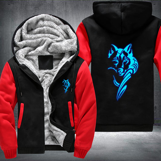 Luminous Wolf Hoodie