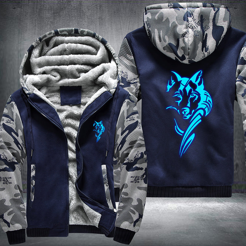 Luminous Wolf Hoodie