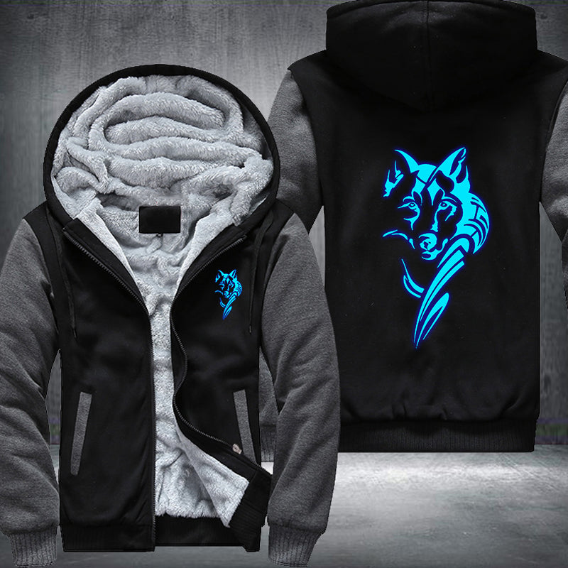 Luminous Wolf Hoodie