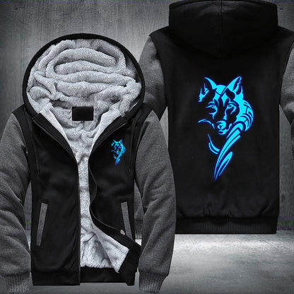Luminous Wolf Hoodie