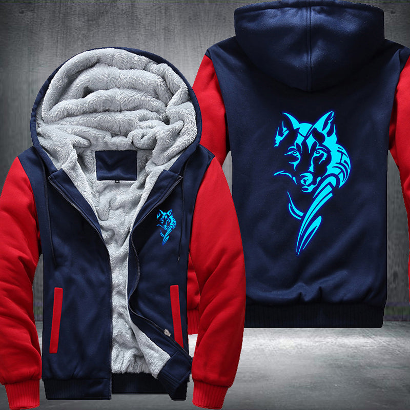 Luminous Wolf Hoodie
