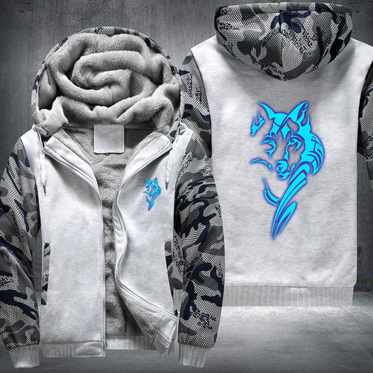 Luminous Wolf Hoodie