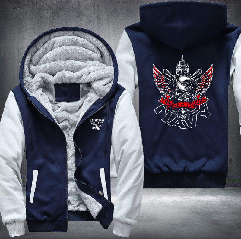 Navy Fleece Jacket