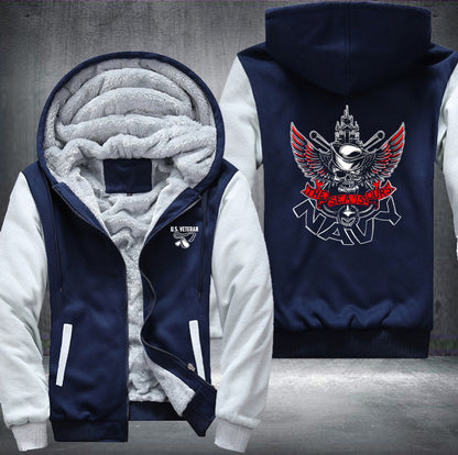 Navy Fleece Jacket