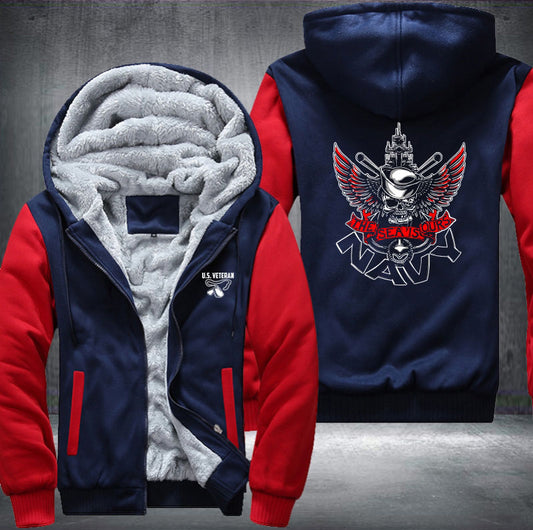 Navy Fleece Jacket