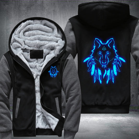 Luminous Wolf Hoodie