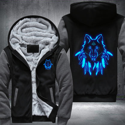 Luminous Wolf Hoodie