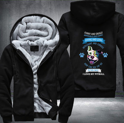 I Love My Pitbull Hoodie