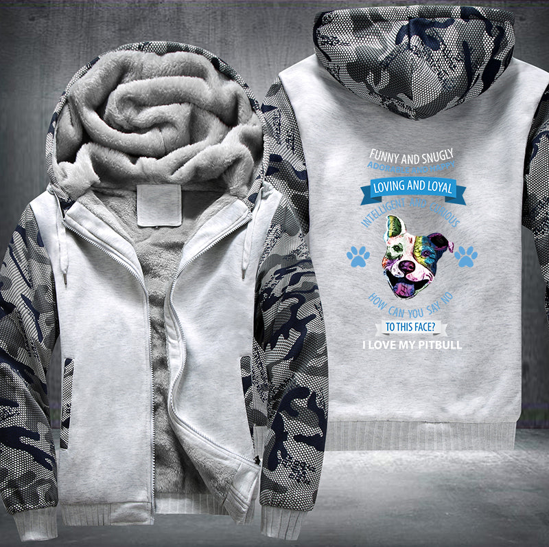 I Love My Pitbull Hoodie