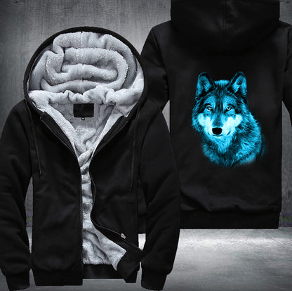 Blue Wolf Fleece Jacket