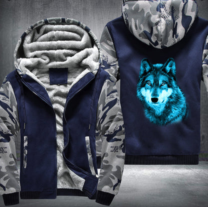 Blue Wolf Fleece Jacket
