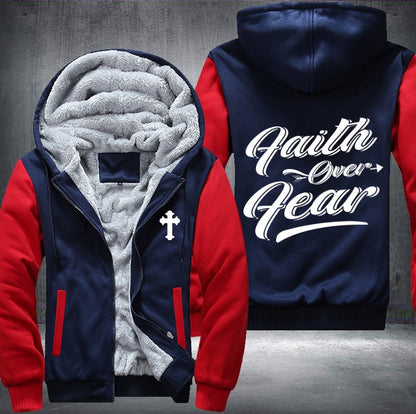 Faith over fear Fleece Jacket