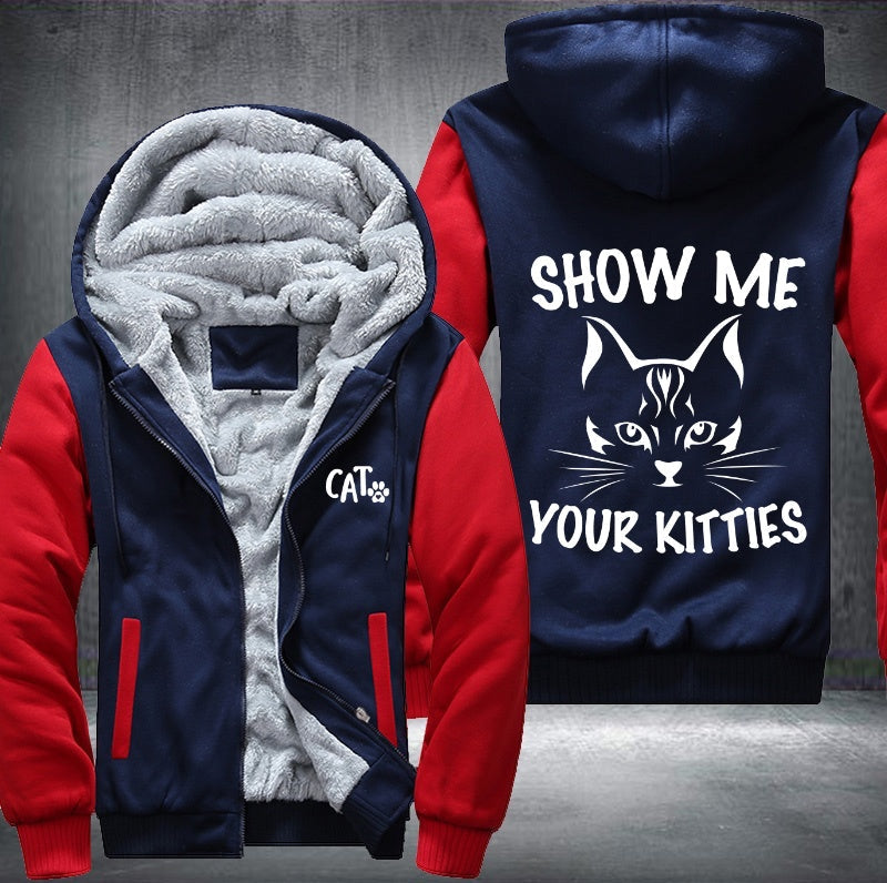 SHOW ME YOUR KITTIES Fleece Jacket