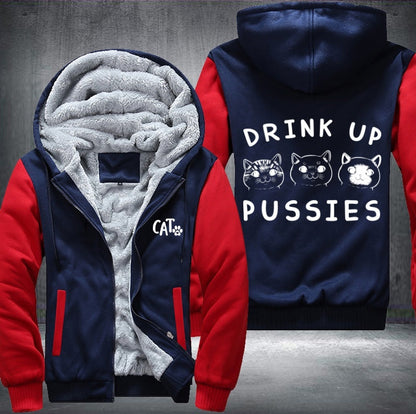 CAT DRINK UP Fleece Jacket
