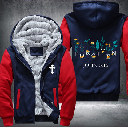 Forgiven John 3:16 Fleece Jacket
