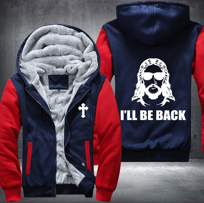 Jesus I'll be back Fleece Jacket