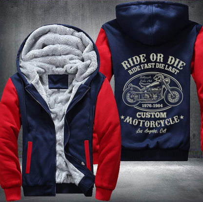 Ride or die ride fast die last Fleece Jacket