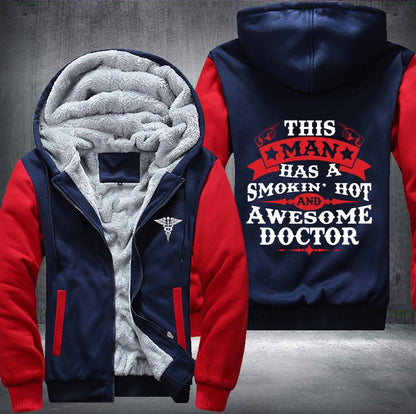Awesome doctor Fleece Jacket