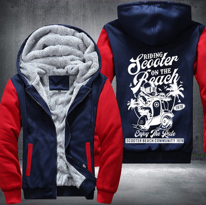 Riding scooter Fleece Jacket