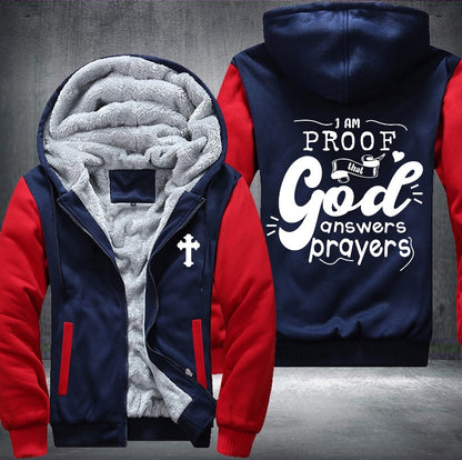 God answer prayers Fleece Jacket
