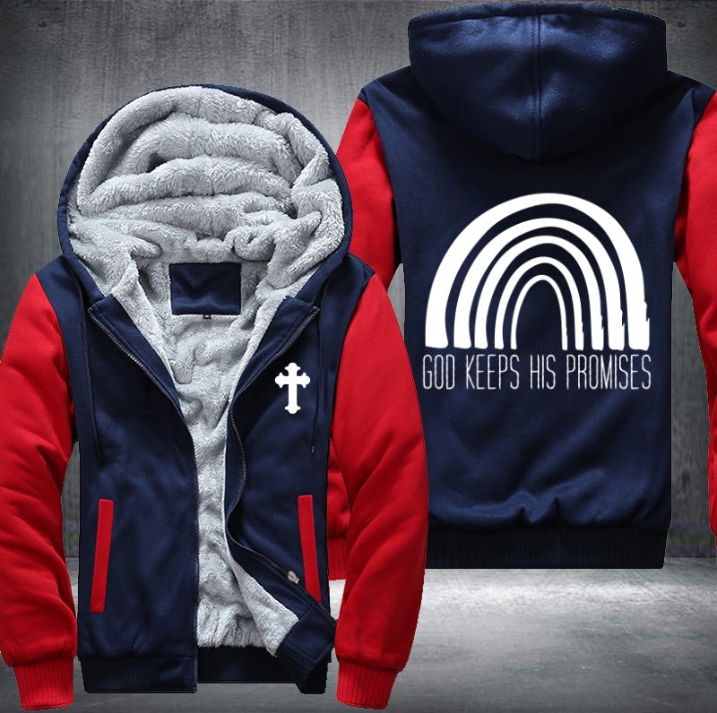 God keeps his promises Fleece Jacket