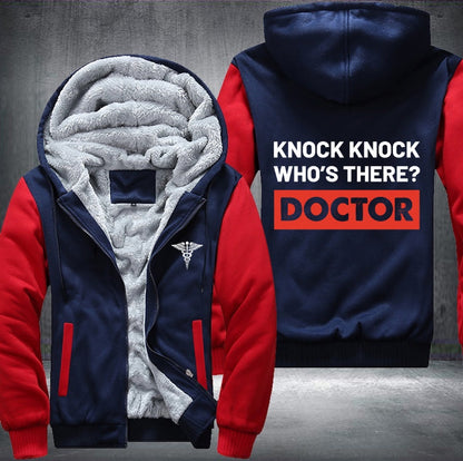 Knock Knock Who's there DOCTOR Fleece Jacket