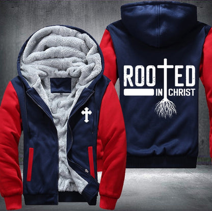 Rooted in christ Fleece Jacket