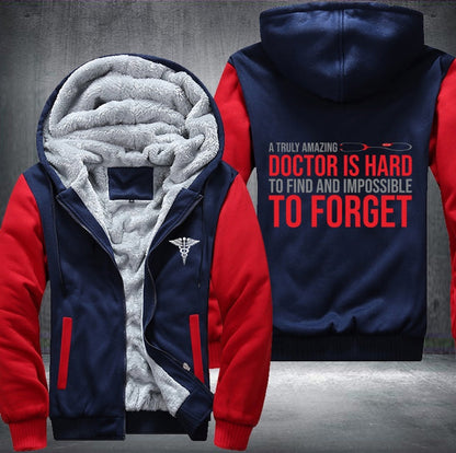 A truly amazing doctor is hard Fleece Jacket