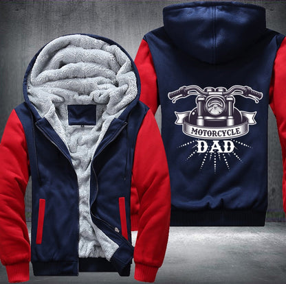 Motorcycle Dad Fleece Jacket