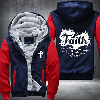 Faith Heart on hand Fleece Jacket