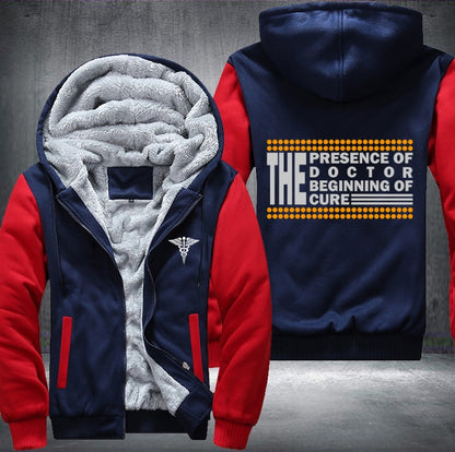 Doctor beginning of cure Fleece Jacket