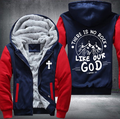There is no rock like our god Fleece Jacket