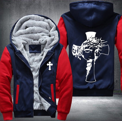 Jesus cross Fleece Jacket
