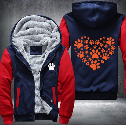 Dog heart Fleece Jacket