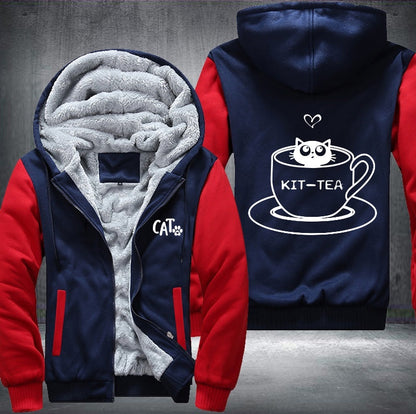 CAT KIT TEA Fleece Jacket