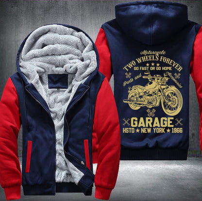 Two wheels forever Fleece Jacket