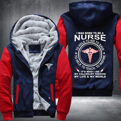 Born Nurse Fleece Jacket