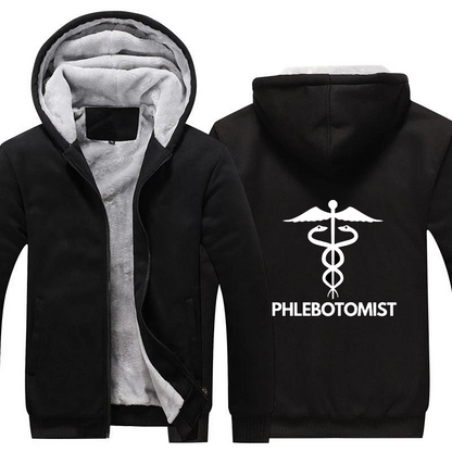 Phlebotomist Fleece Hoodie