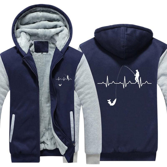 Fishing Hart Beat Hoodie