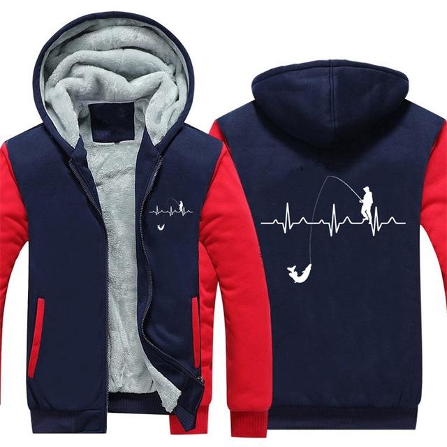 Fishing Hart Beat Hoodie